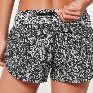 Lululemon Speed Up Short 2.5" Chirasu Black Size 6